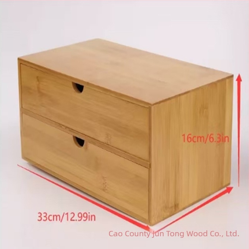 Juntong drveni organizator za stolnu površinu, kvadratni dizajn, moderan minimalistički stil, za organizaciju dokumenata