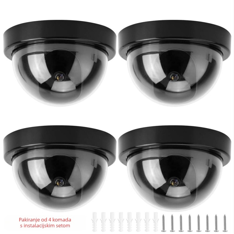 Kamera za simulaciju unutarnje/vanjske, ABS plastika, napajanje 3.3V, bez bušenja, pakiranje od 4 komada