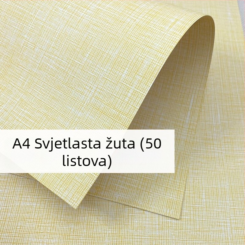 Papir za korice s platnenom uzorkom, 180 g/m², Papir za tisk za korice knjiga