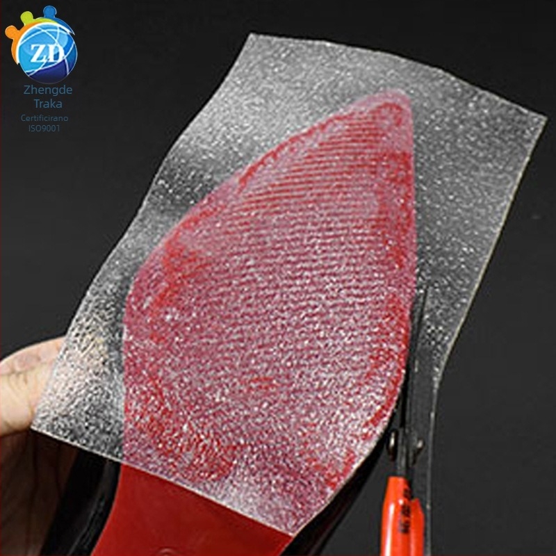 PVC protisklizni patch za potplate obuće, model SK-FH01, debljina 0.7–0.85 mm, širina 50 mm, za potplate, stepenice i kupaonicu