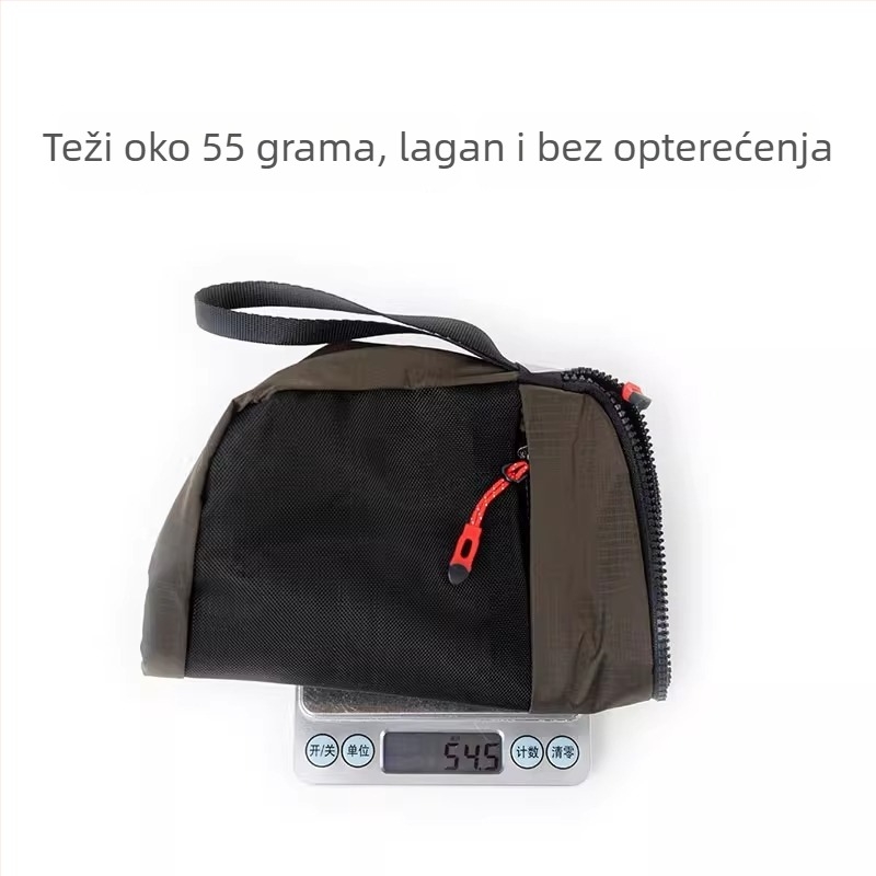 Torbica za higijenu – japanskog stila, ultralakа, vodootporna najlonska, trokuta mrežasti pretinac, za vanjska putovanja