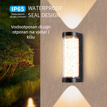 LED vanjska zidna svjetiljka s aluminijskim kućištem, IP65, 900 lm, 12/16/24 W, 3000/4000/6000 K