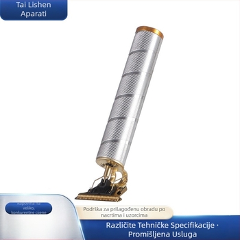 Električni stroj za šišanje kose za golu glavu, punjiv, odvojiva oštrica za pranje vodom, četkasti motor, oštrica od nehrđajućeg čelika, trajanje baterije 3-6 sati