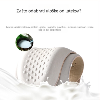 Kožna latex pločica za uloške, upija znojenje i prozračna, cijela ulošak za čizme, casual i radne cipele, brend Na Dong, model 5075-1