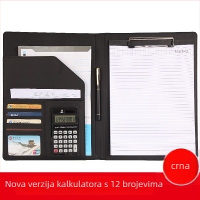 PU mapa s dugim klipom, model YD-20, s tiskanim logotipom, prilagodljiva