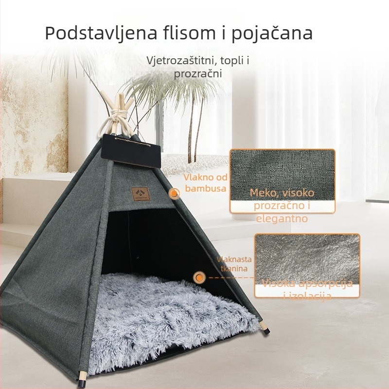 Cocola kućica za pse – Kućna kućica od tkanine za kućne ljubimce, odvojiva i periva, za pse (Brand: Cocola; Materijal: Tkanina; Kategorija: Gnijezdo za kućne ljubimce; Namijenjeno: psi; Uvoz: Ne)