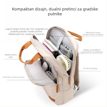 Torba za prijenosno računalo s ramenskim remenom, prozračna najlonska tkanina, podstava od poliestera, zaštita zračnim jastučićem, kompatibilna s Lenovo, Apple, Dell