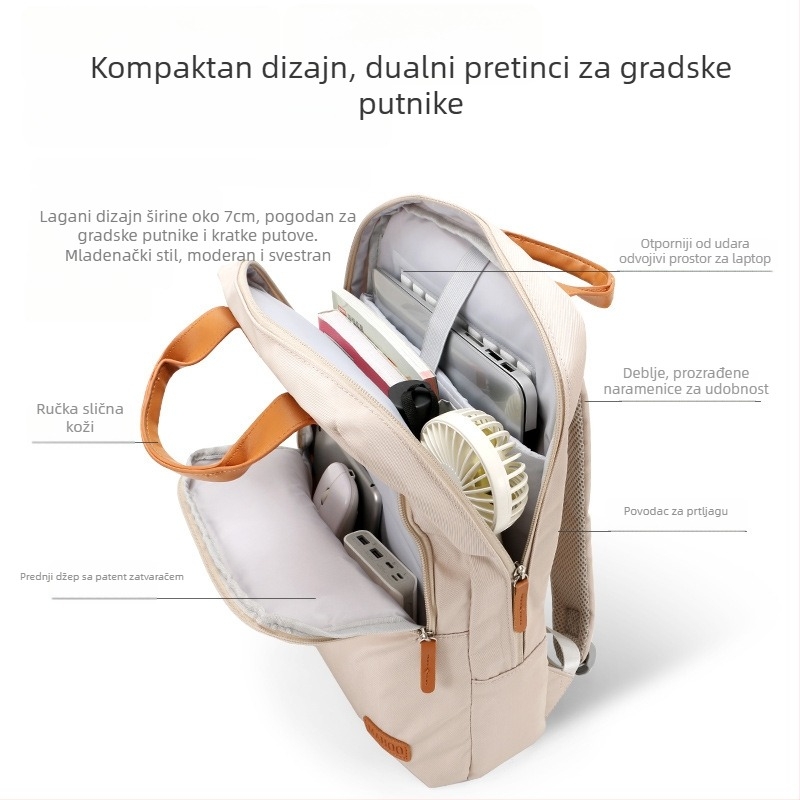 Torba za prijenosno računalo s ramenskim remenom, prozračna najlonska tkanina, podstava od poliestera, zaštita zračnim jastučićem, kompatibilna s Lenovo, Apple, Dell