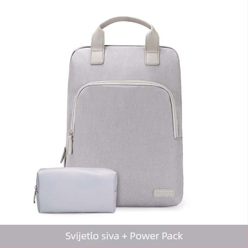 Torba za prijenosno računalo s ramenskim remenom, prozračna najlonska tkanina, podstava od poliestera, zaštita zračnim jastučićem, kompatibilna s Lenovo, Apple, Dell