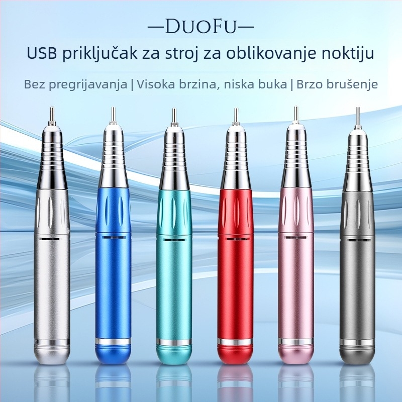 Električna bušilica za nokte s zaslonom, USB napajanje, 35000 RPM, DF101 model, Duofu marka