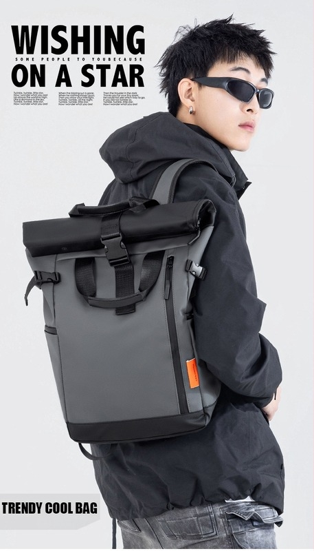 Muški ruksak, Urban Adventure stil, 20–35 L, Oxford materijal, ramen i remeni s zrčnim jastučićem