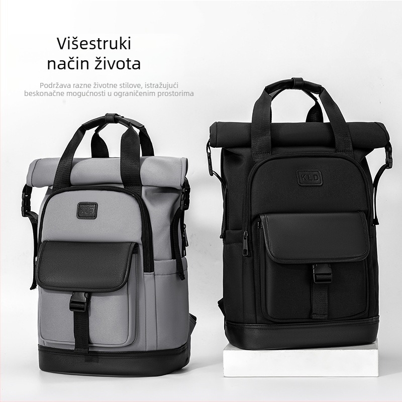 Muški ruksak, Urban Adventure stil, 20–35 L, Oxford materijal, ramen i remeni s zrčnim jastučićem