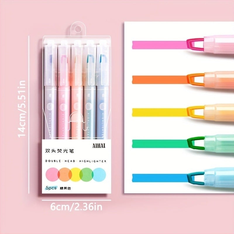 Set dvobojnih fluorescentnih markera za dnevno označavanje (Značka: Other; Broj proizvoda: jd601101133391507)