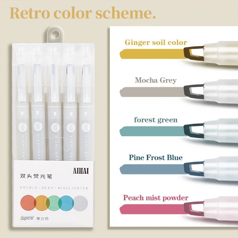 Set dvobojnih fluorescentnih markera za dnevno označavanje (Značka: Other; Broj proizvoda: jd601101133391507)