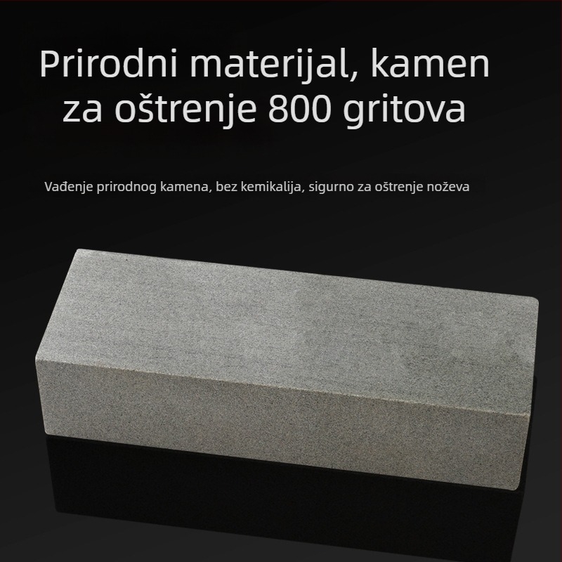 Prirodni kamen za oštrenje kuhinjskih noževa – fino brušenje uljni kamen, protuklizni alat, model 757876083656