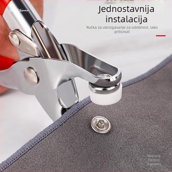 Navlaka za pokrivač s snap kopčama – bez šivanja, skriveni gumbi, zamjena zatvarača