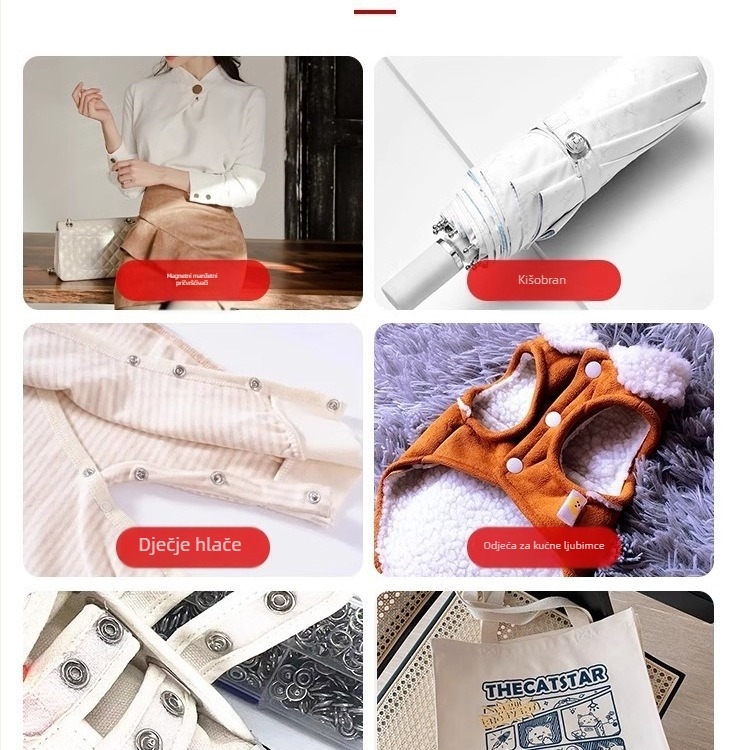 Navlaka za pokrivač s snap kopčama – bez šivanja, skriveni gumbi, zamjena zatvarača