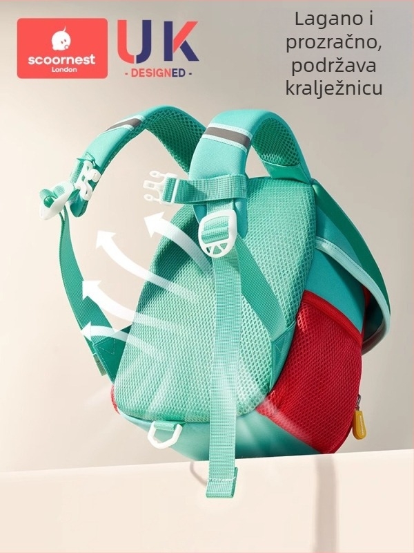 SCOORNEST Ruksak za vrtić, platneni materijal, rodno neutralan, dječji i slatki stil, za vrtić