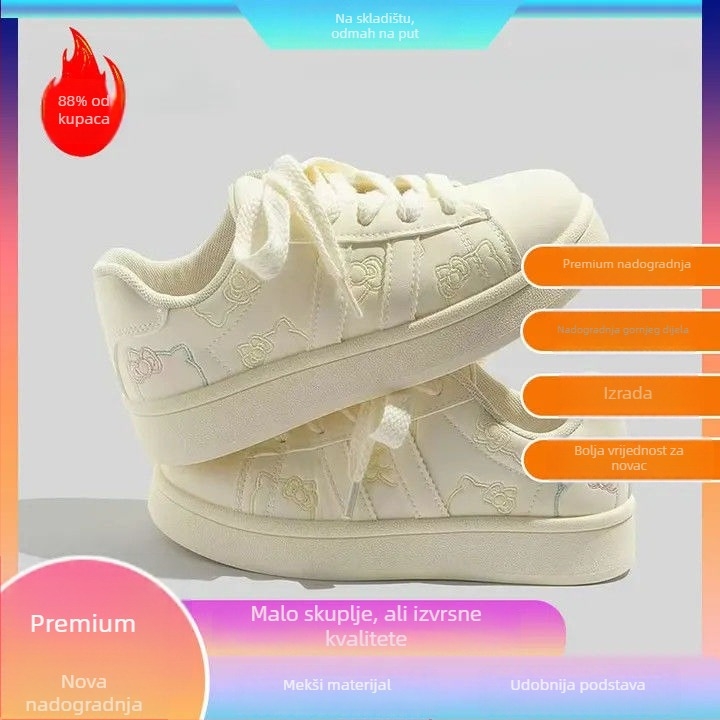 Cipele od platna u hongkonškog stila, niskog profila, vezice, lagane i otporne, gumeni potplat