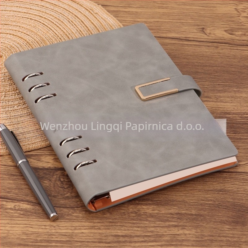 A5 bilježnica s listovima koji se mogu ukloniti, prilagođeno logo, minimalistički stil, Daolin papir