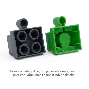 Tongshida Drveni Set Putu Sa Velikim Blokovima i Univerzalnim Konektorima Za Dob 0–3 Godine