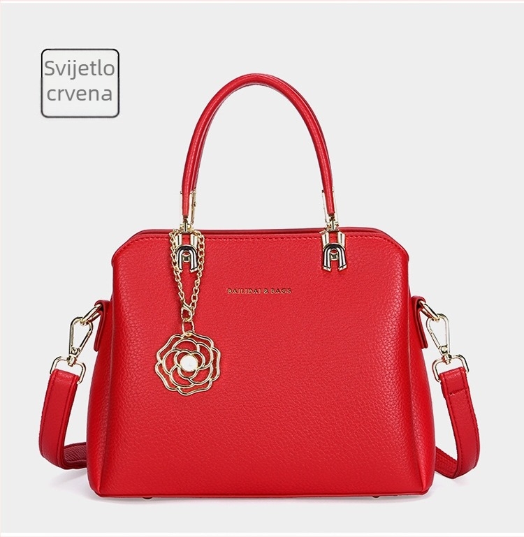 Torbica Tote od PU kože, gradski minimalistički stil, otvaranje zatvaračem, unutarnja džep za telefon i džep sa zatvaračem