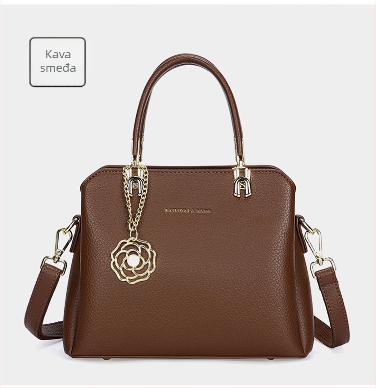 Torbica Tote od PU kože, gradski minimalistički stil, otvaranje zatvaračem, unutarnja džep za telefon i džep sa zatvaračem