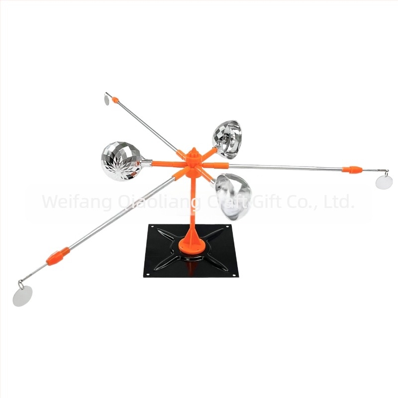 Uređaj za odvracanje ptica sa solarnim i vjetrom napajanjem, ABS kućište, zvučni i svjetlosni repelent, namijenjen voćnjacima, ribnjacima i poljoprivrednom zemljištu.