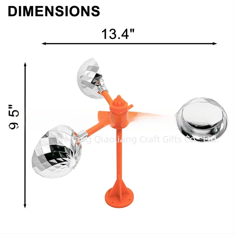 Uređaj za odvracanje ptica sa solarnim i vjetrom napajanjem, ABS kućište, zvučni i svjetlosni repelent, namijenjen voćnjacima, ribnjacima i poljoprivrednom zemljištu.