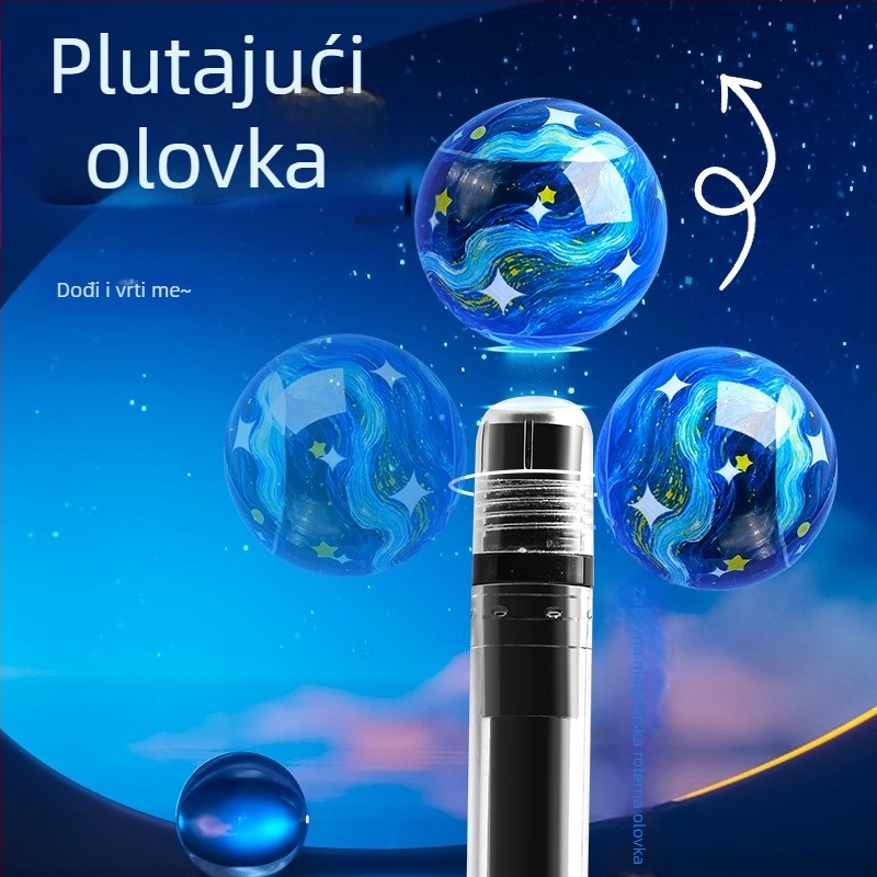 Crtić serija Magnetsko levitacijsko kuglični olovka – Okretno pero, Neizbrisivo, Plastično kućište