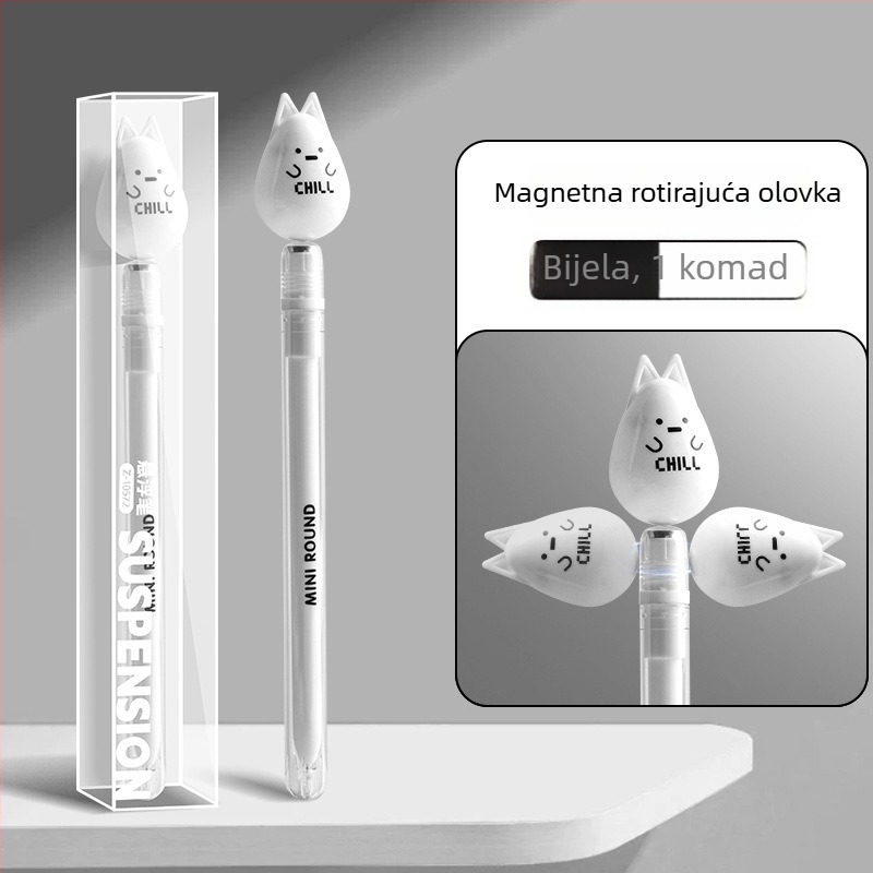 Crtić serija Magnetsko levitacijsko kuglični olovka – Okretno pero, Neizbrisivo, Plastično kućište
