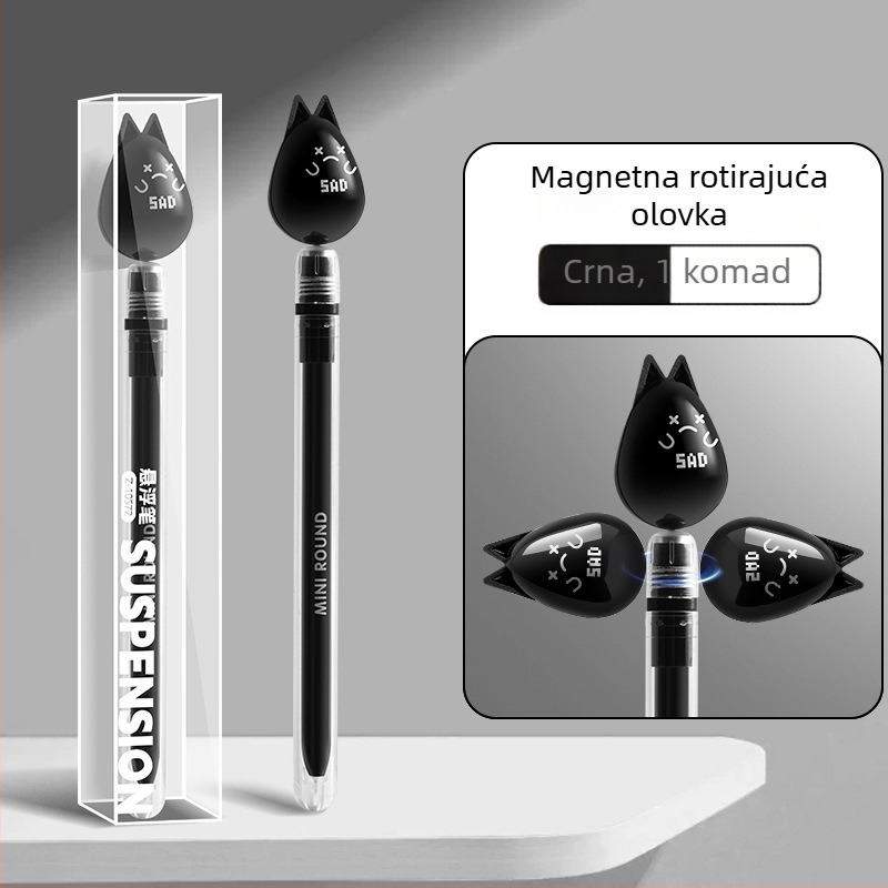 Crtić serija Magnetsko levitacijsko kuglični olovka – Okretno pero, Neizbrisivo, Plastično kućište