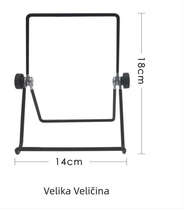 Metalik stolni držač za tablet i telefon, sklopiv, kompatibilan s iPadom, iPhone 1. generacijom, iPhone 3G/3GS i iPod Touch 4. generacije
