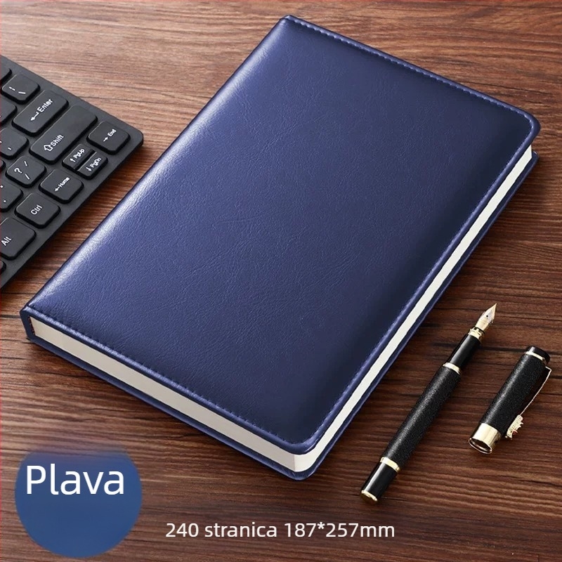 Bilježnica Emma the bunny, PU korica, nitno povezivanje, Dowling papir 80 g, poslovni uredski stil