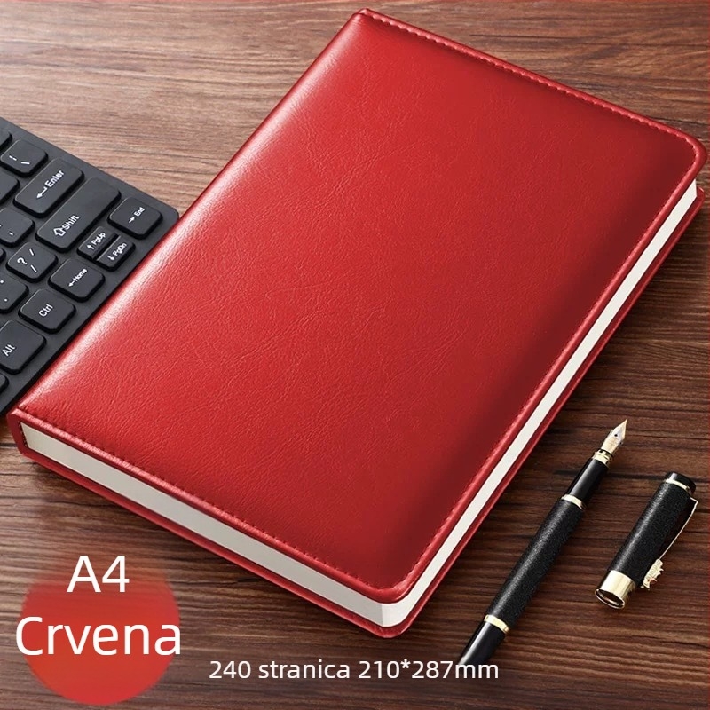 Bilježnica Emma the bunny, PU korica, nitno povezivanje, Dowling papir 80 g, poslovni uredski stil