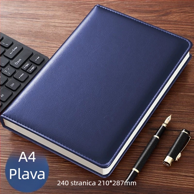 Bilježnica Emma the bunny, PU korica, nitno povezivanje, Dowling papir 80 g, poslovni uredski stil