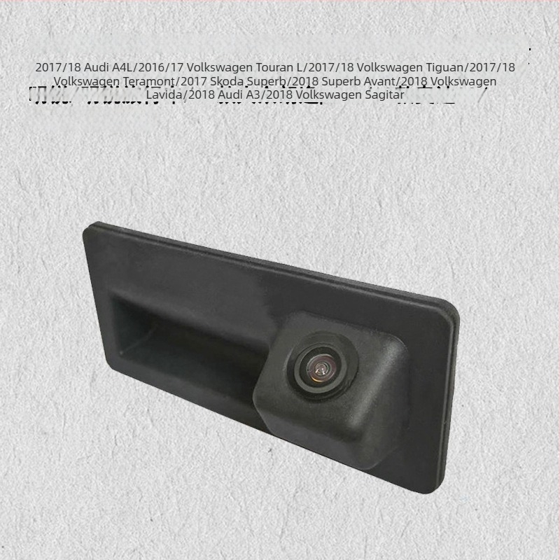 Kamera za vožnju unazad na kvaki automobila, 12V, 170° prilagodljiv kut, 720x576 rezolucije, AV video