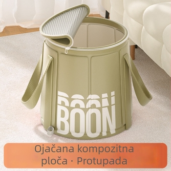 Sklopiva kadica za stopala s visinom do potkoljenice, keramička, nordičkog stila, prijenosna