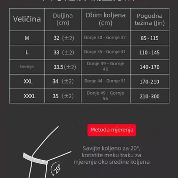 Sportski termo koljeni zaštitni jastučići od pjene, za trčanje i skakanje preko konopa