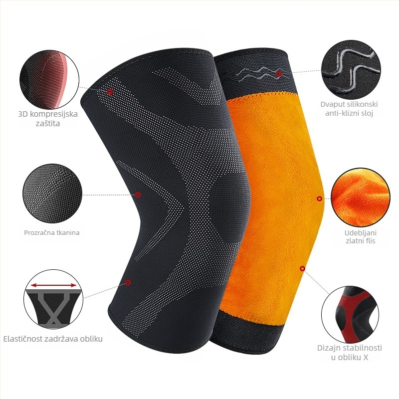 Sportski termo koljeni zaštitni jastučići od pjene, za trčanje i skakanje preko konopa