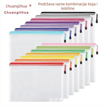 Chuanglihua PVC mrežasta torbica sa zatvaračem i pregradama