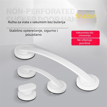 Staklena klika za klizna vrata sa usisnom čašom, bez bušenja, model 020, plastika, moderni minimalistički stil