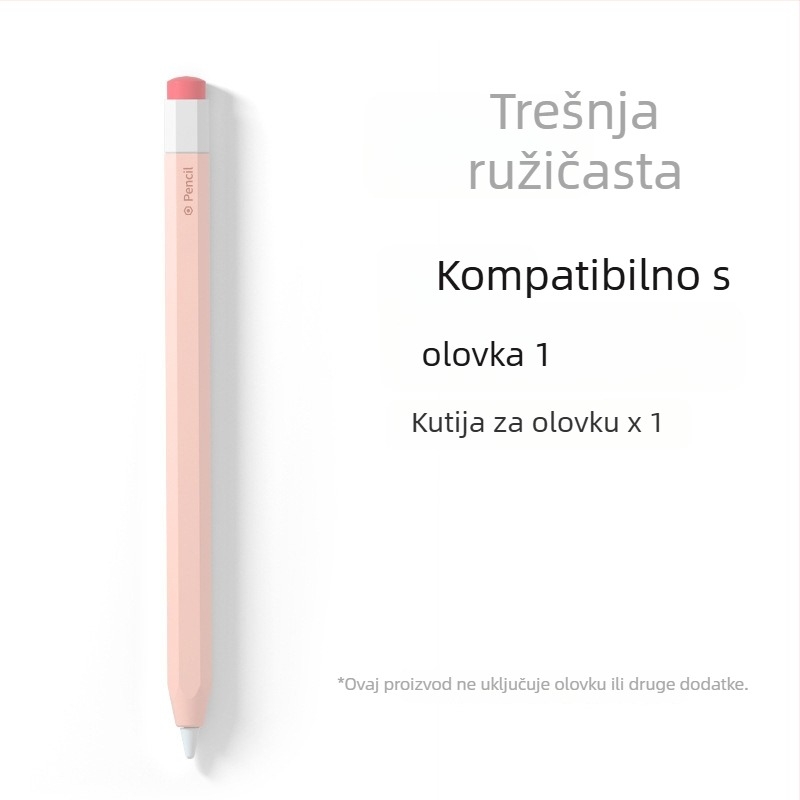 Silikonska zaštitna futrola za Apple Pencil (Gen 1 i Gen 2) - sprječava kotrljanje, otporna na padove, protuklizna