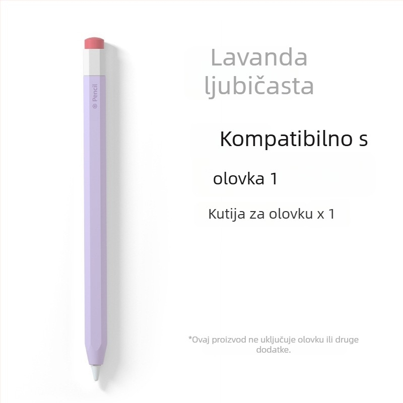 Silikonska zaštitna futrola za Apple Pencil (Gen 1 i Gen 2) - sprječava kotrljanje, otporna na padove, protuklizna