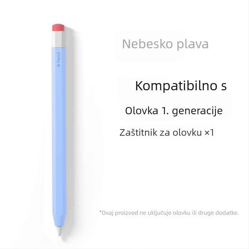 Silikonska zaštitna futrola za Apple Pencil (Gen 1 i Gen 2) - sprječava kotrljanje, otporna na padove, protuklizna
