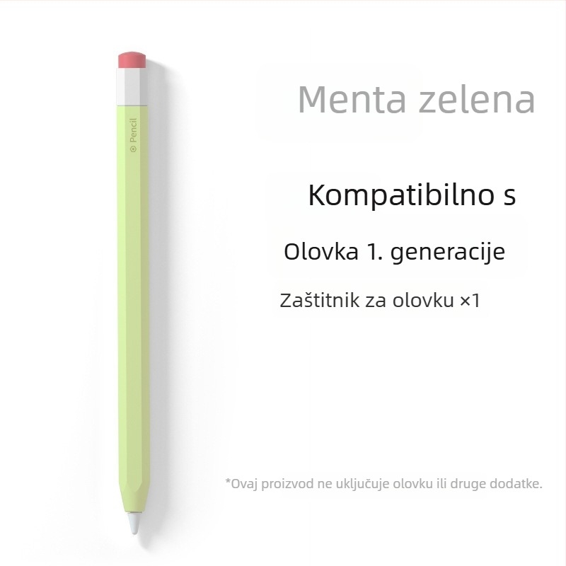 Silikonska zaštitna futrola za Apple Pencil (Gen 1 i Gen 2) - sprječava kotrljanje, otporna na padove, protuklizna