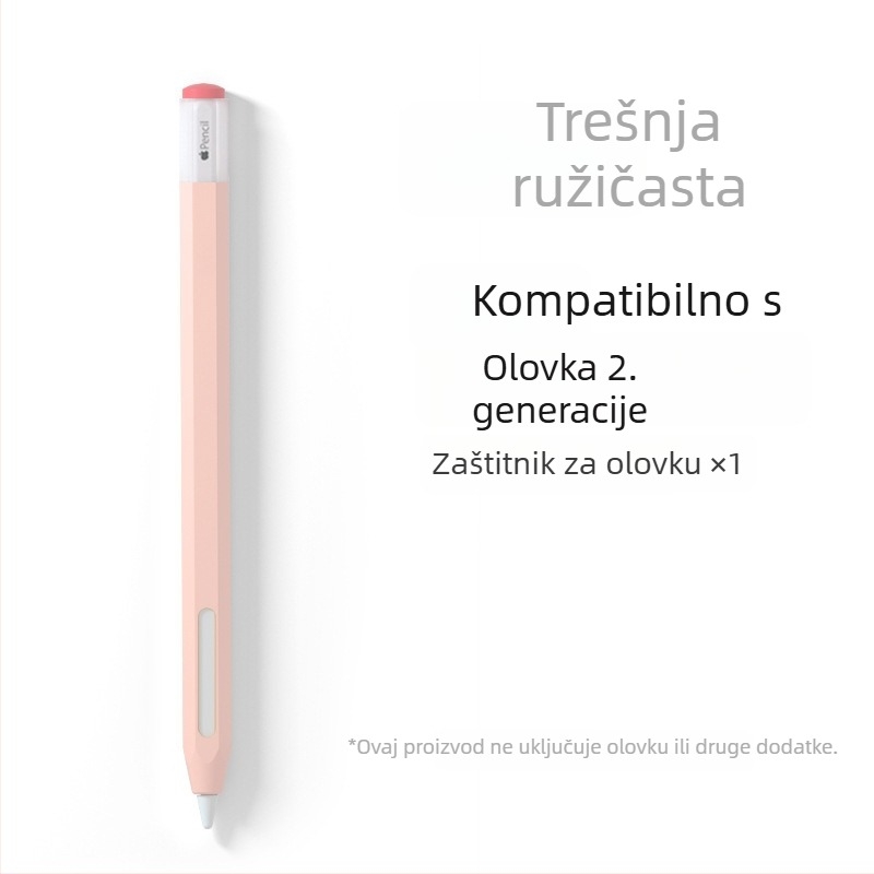 Silikonska zaštitna futrola za Apple Pencil (Gen 1 i Gen 2) - sprječava kotrljanje, otporna na padove, protuklizna