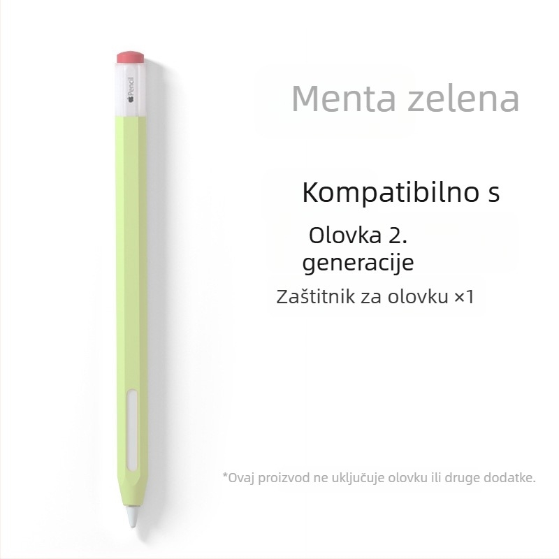 Silikonska zaštitna futrola za Apple Pencil (Gen 1 i Gen 2) - sprječava kotrljanje, otporna na padove, protuklizna