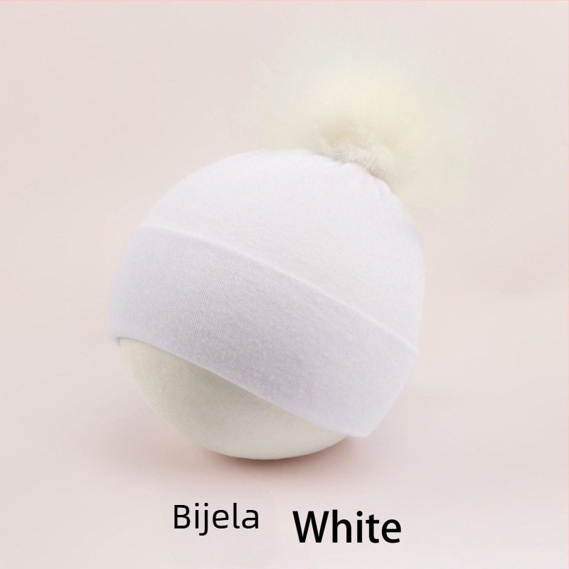 Pulover kapa za bebe s kupolastim vrhom i rubom za uši, topla i otporna na vjetar, za djecu od 0 do 2 godine