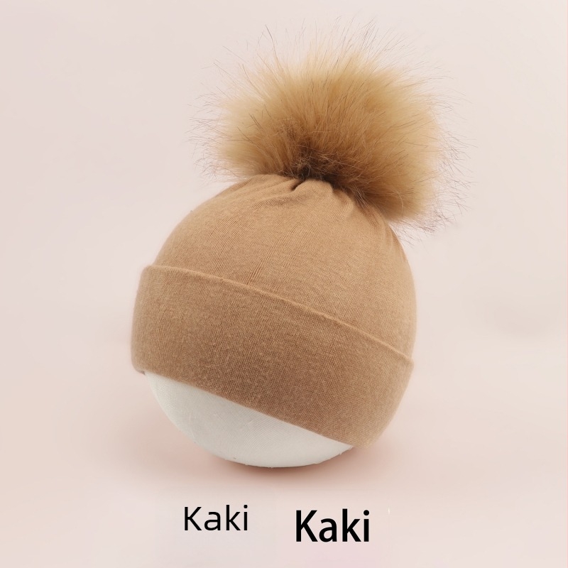 Pulover kapa za bebe s kupolastim vrhom i rubom za uši, topla i otporna na vjetar, za djecu od 0 do 2 godine